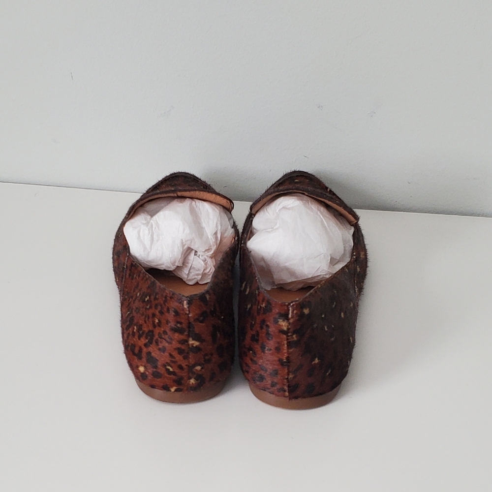 Madewell The Frances Skimmer In Painted Leopard Calf Hair Loafers - Picture 5 of 8